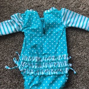 Ruffle Butts baby girl swim suit